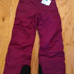 Columbia Girls Snow Pants Size M 10/12